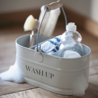Wash Up Tidy with Handle Chalk by Garden Trading